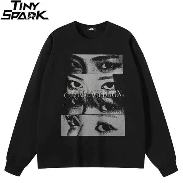 Armageddon Eyes Graphic Sweatshirt