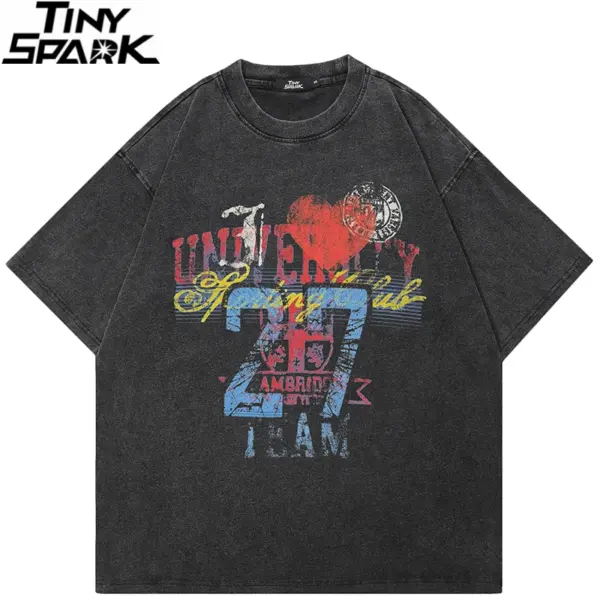 Vintage Washed Graffiti Graphic T-Shirt