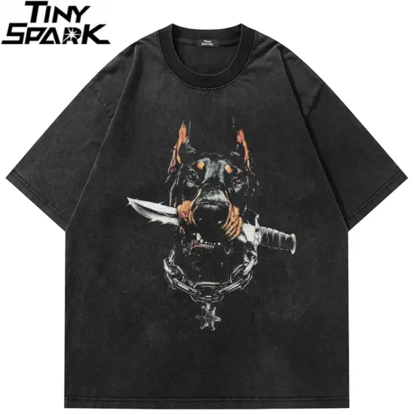 Doberman Blade Graphic T-Shirt