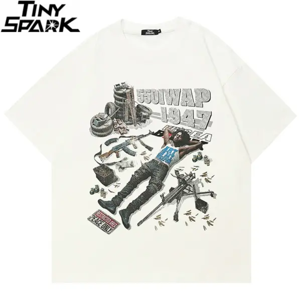 Vintage Gun Graphic T-Shirt