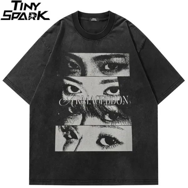 Armageddon Eye Collage Graphic T-Shirt