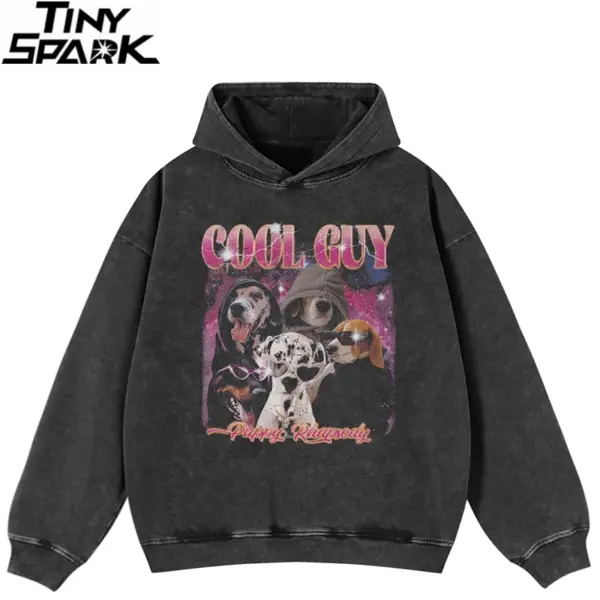Puppy Rhapsody Graphic Hoodie