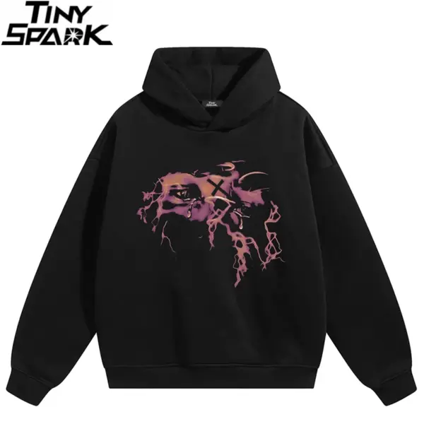 Abstract Eye Graphic Hoodie