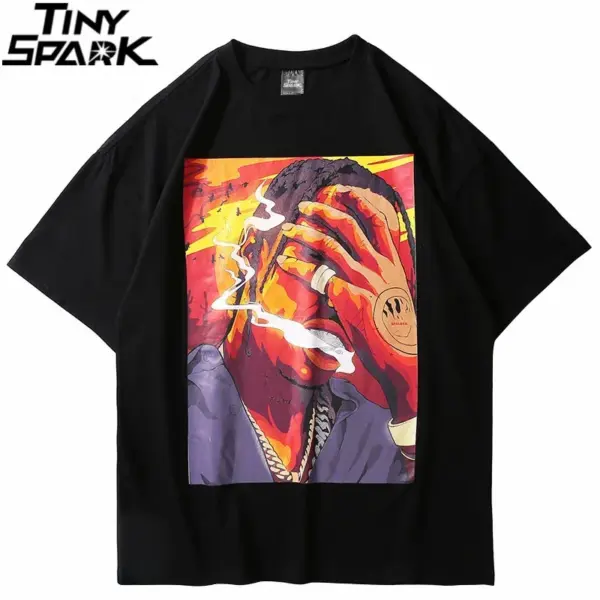 Abstract Portrait Graphic T-Shirt