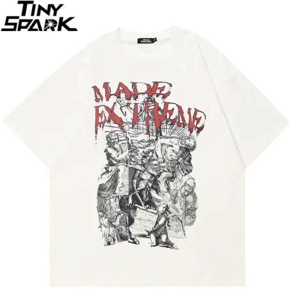 Vintage War Collage Graphic T-Shirt