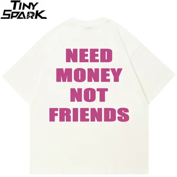 Money Over Friends Statement T-Shirt