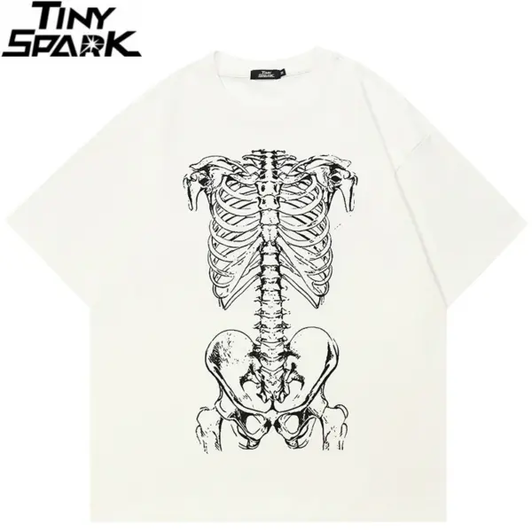 Anatomical Skeleton Frame Graphic T-Shirt