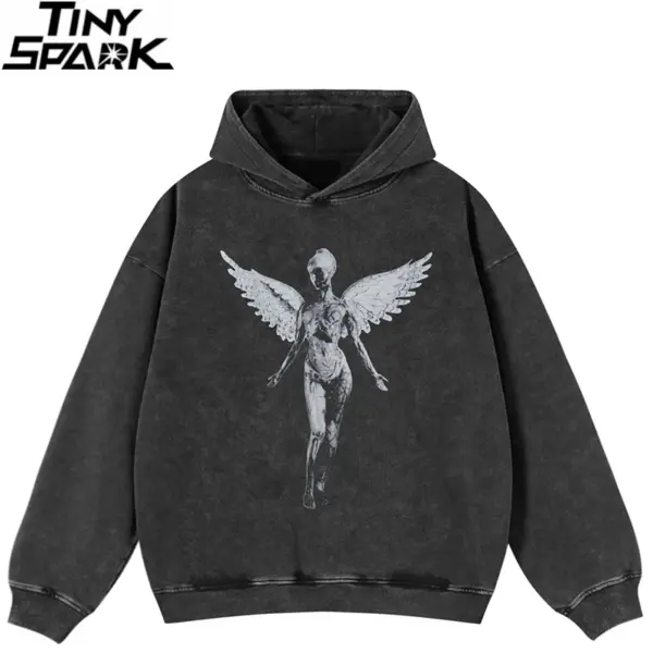 Winged Angel Graphic Hoodie