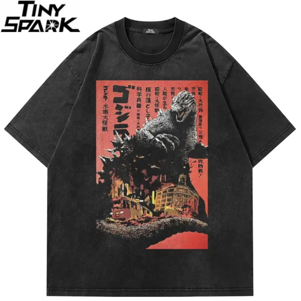 Vintage Godzilla Poster Graphic T-Shirt