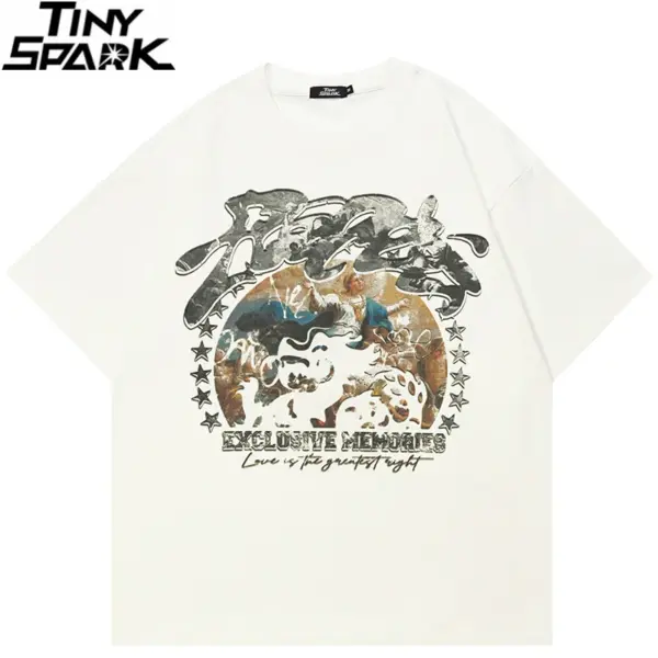 Vintage Art Collage Graphic T-Shirt