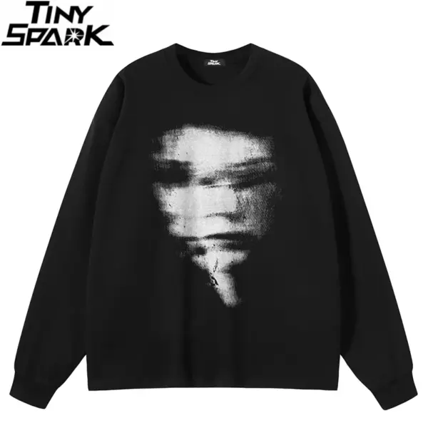 Obscured Face Graphic Sweatshirt