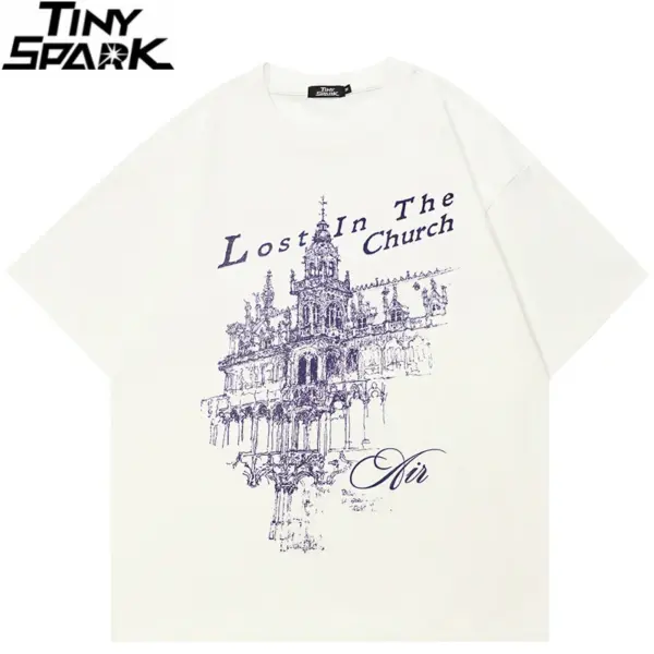 Gothic Church Graphic T-Shirt