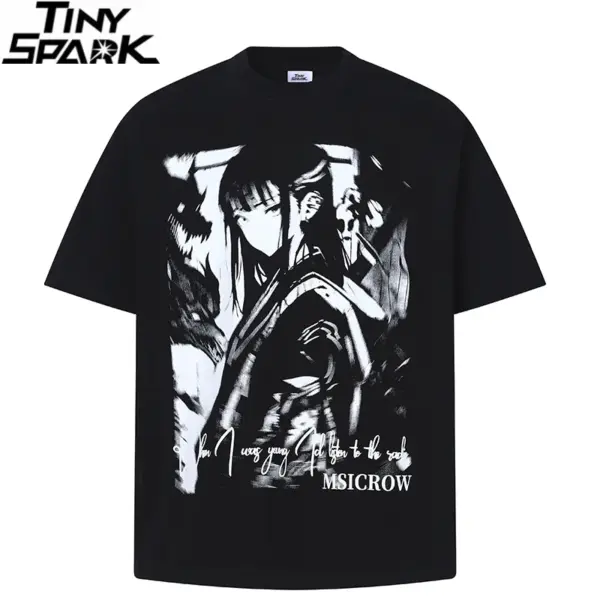 Anime Graphic Print T-Shirt