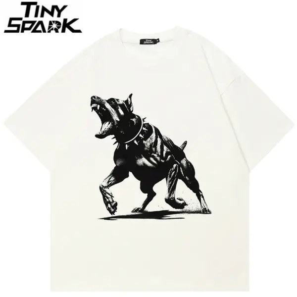 Snarling Rottweiler Graphic T-Shirt