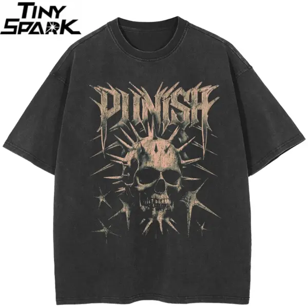 Thorn Skull Graphic T-Shirt