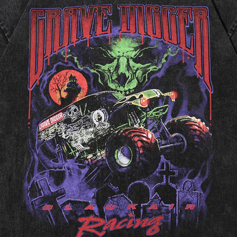 grave digger women's shirt