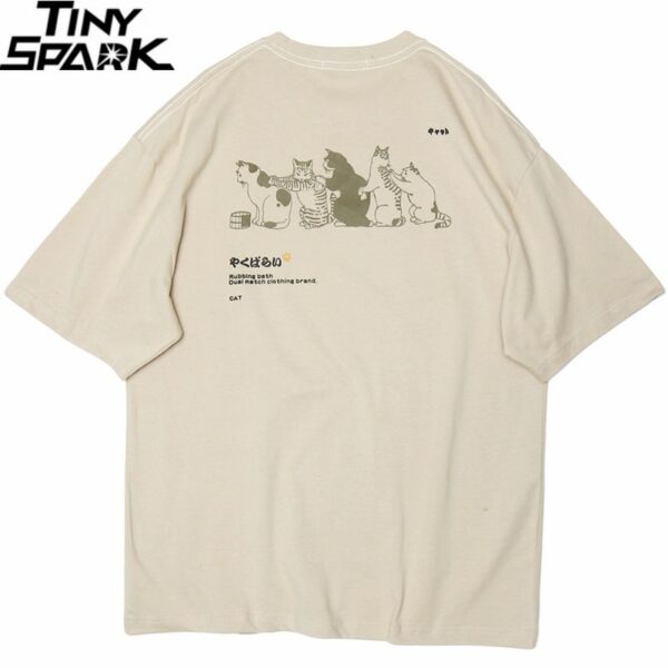 Funny Cat Cotton T-shirt